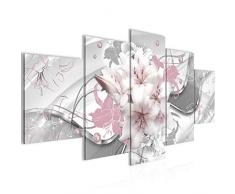 Tableau decoration murale Lys de Fleurs - XXL Impression sur Toile Salon Appartment 5 Parties - prÃªt Ã accrocher - 016153b