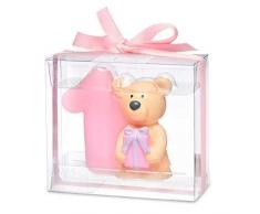 Club Green Ours en Peluche avec No. 1, Rose, 80Â x 35Â x 70Â cm