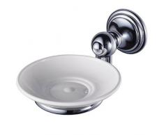 Haceka 1126172 Porte Savon Allure CÃ©ramique Acier
