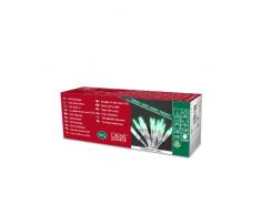 Konstsmide 6302-943 Mini Guirlande 35 LED Vert Jade Retro Design + Câble Transparent 230 V