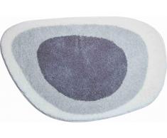 Grund Lake Tapis de Bain, Polyacrylique EXTRASOFT, Gris Argent, 70x105 cm