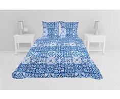 Soleil docre Clement Boutis, Couvre, jetÃ© de lit, Polyester, Multicolore, 220 x 240 cm