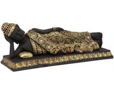Maturi Bouddha couchÃ© parinirvana Mort avec Strass DorÃ© 33 cm