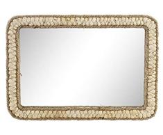 Item LD-164018 Miroir Mural en Bois et Corde 50 x 35 cm