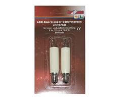 Hellum 904949 Ampoule LED Bougie Tige 2 Pièces