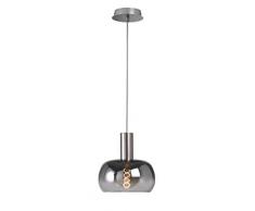 Fischer&Honsel 60359 Lampe suspendue, MÃ©tal, 40 W, Nickelfarben