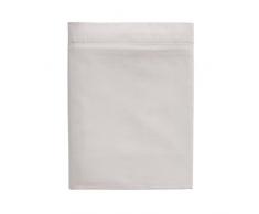 Essix - Drap Plat Triumph Line Satin de coton Galet 180 x 290 cm