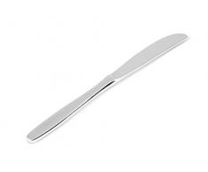 Pinti Inox Ischia Couteau de Table, Acier Inoxydable, Argent, 22 x 2 x 1 cm