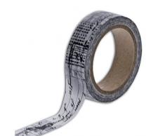 Toga MT16 Masking Tape - Cabinet de Curiosités, Washi, Ivoire, 5,5 x 7 x 1,5 cm