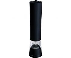 Cole & Mason CH798520 Moulin à Poivre OU SEL ÃLECTRIQUE Victoria 210 MM, INOX, Noir