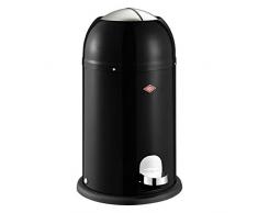 Wesco 180 312-62 Poubelle à pédale Kickmaster Junior (Noir)