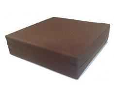 Coussin dassise orthopÃ©dique/coussin marron, 40 x 40 x 10 cm
