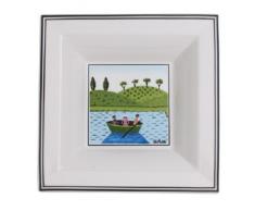 Villeroy & Boch Design Naif Gifts Coupelle carrÃ©e, Porcelaine Premium, Blanc/Multicolore