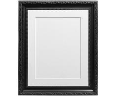 FRAMES BY POST Cadre Photo Style Shabby Chic, Plastique, Noir, 10 x 8 inches Image Size A5