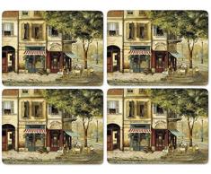Pimpernel 63 3423S Boite 4 Sets de Table Parisian ScÃ¨nes