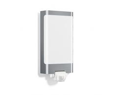 Steinel luminaire extérieur L 240 LED inox - applique murale LED - détecteur de mouvement 180° - portée 10m - puissance 7 -5W