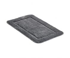 AmazonBasics Ensemble de 2 tapis de bain aux bordures sculptÃ©es, Gris