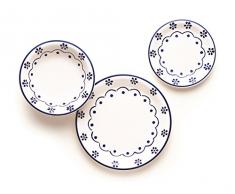 Brunch Time ExÃ¨lsa Â«Â Old CottageÂ Â» Service de Table 18Â piÃ¨ces, Blanc