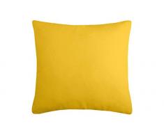 Lovely Casa Duo Coussin UNI 40X40 CM, Coton, Moutarde, 45x45x10 cm