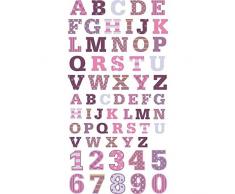 Artemio 11004479 Set de 62 Autocollants, Plastique, Multicolore, 7,5 x 0,3 x 18 cm