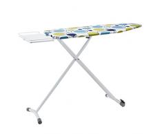 AmazonBasics Planche à repasser avec repose-fer Blanc 122 x 43 cm Grand modèle