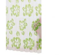 Ridder Flowerpower 32355S-350 Rideau de douche avec oeillets Vert 180 x 200 cm