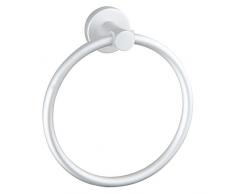 MSV 2108716 Anneau Serviettes Lugano en Aluminium, Argent