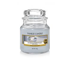 Yankee Candle bougie jarre « Havre de paix », grise, 5,8 x 5,8 x 8,6 cm