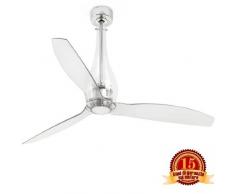 Faro Barcelona 33381 ETERFAN Ventilateur de plafond transparent avec moteur DC