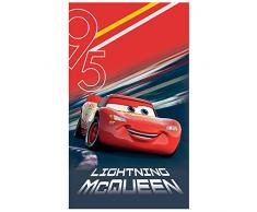 Disney Drap de Plage Cars, Coton, Rouge, 120x70 cm