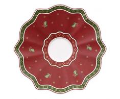Villeroy & Boch Toys Delight Sous-tasse rouge, 16,5 cm, Porcelaine Premium