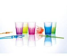 Luminarc 9216199 America Technocolors Lot de 6 Gobelets Forme Haute SODO Assortiment 40 cl