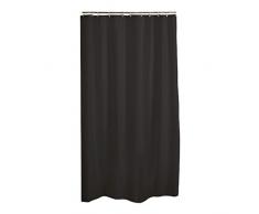 Douceur dInterieur 6RD150NR Vitamine Rideau de Douche PEVA Noir 0,01 x 180 x 200 cm