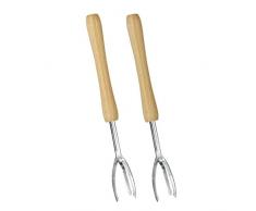 Metaltex 252603 Fourchette 2 pcs, Multicolore, 0,4 cm