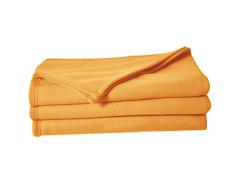 POYET MOTTE POLECO Couverture polaire Polyester Miel 240 x 260 cm