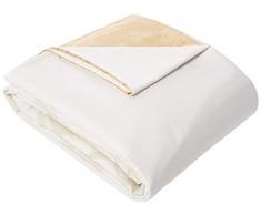 Essix - Housse de couette Promesse Satin de coton Perle 240 x 260 cm