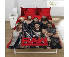WWE Raw V Smackdown Parue de lit, Multicolore, Double