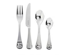 VINERS 802371 Bertie Bear Service de Couverts 4 pièces en Acier Inoxydable pour Enfant