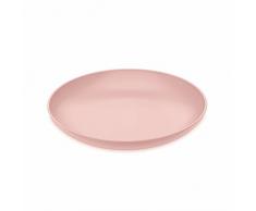 Koziol Rondo Assiette creuse, plastique, Plastique, rose poudré, 20.9 x 20.9 x 3.4 cm