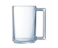 Luminarc L5727 Mug 32 cl-A LA Bonne Heure, Verre, Transparent, 10 x 7 x 11 cm