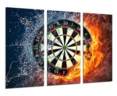 Tableau Moderne Photographique, Impression sur bois, Jeux, Darts Diana, Salle de jeux, 97 x 62 cm, ref. 26378
