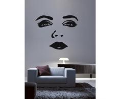 TATOUTEX 3613245981163 Sticker Mural, Rose, L 90cm x H 76cm