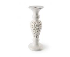Excelsa White Home Bougeoir Altezza: 25 cm Blanc