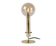 Lucide 03521/01/10 Lampe de table, Verre, 28 W, Or, Ambre