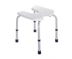 Wenko 20605100 Secura Tabouret de Douche Hygiène Réglable