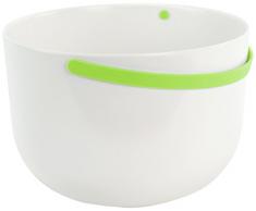 COOKUT PR23VE Saladier avec Anse Mélamine/Silicone Vert 23 cm
