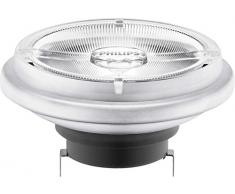 Philips Master Ampoule LED avec intensitÃ© rÃ©glable Chaud Angle de faisceau 8Â° Remplace spot halogÃ¨ne AR111, Blanc, 11Â W, GX53, SynthÃ©tique, blanc, GX53, 11W 240V