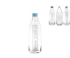 H&H Wine and Water Vase, Verre, Transparent