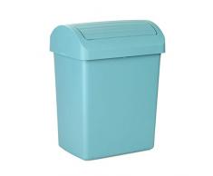 TATAY 1101800 Optimist Poubelle Swing 20 L Plastique Bleu 30 x 23,5 x 42 cm