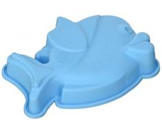 silikomart 20.814.22.0060 Moule en Silicone, Forme de Petit Poisson, Bleu Clair, 11,5 x 18,5 x 1,5 cm